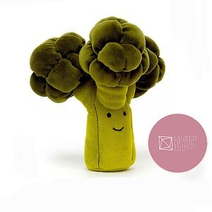 NWT JellyCat Vivacious Vegetable Broccoli Plush Toy